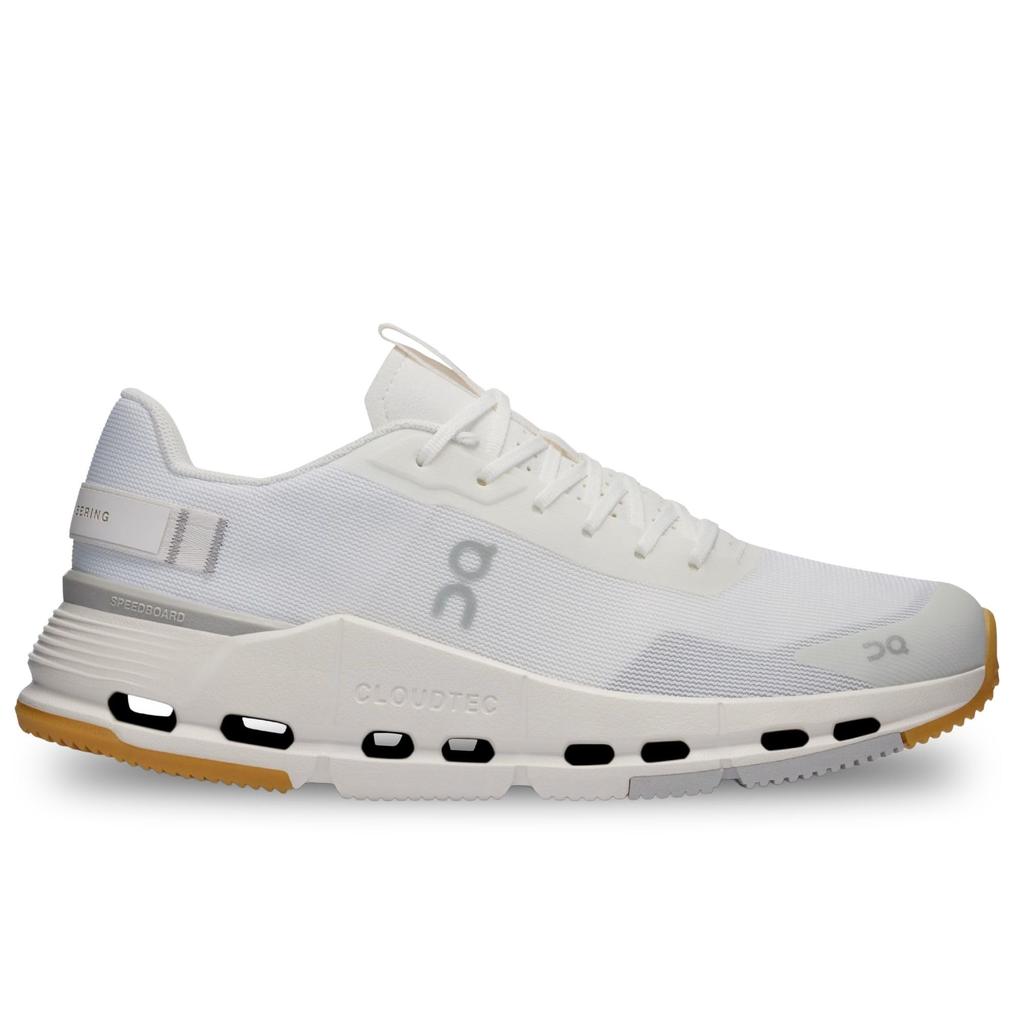 On Cloudnova Form 2 Running White Size Shoes, Ivory, Women's, 24.5cm