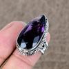 Amethyst Genstone Handmade 925 Sterling Silver Jewelry Ring Size 7 KKG-484