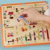 Children Wooden Magnetic Color and Number Maze Learning Education Toys Color Matching Montessori Toys Wooden Toys Gift for Kids