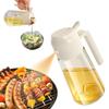 Горячая Распродажа 1 шт. 2 в 1 500 мл стеклянный распылитель масла бутылка-распылитель для масла бак для барбекю кухня выпечка барбекю пикник кухонные инструменты для бизнеса