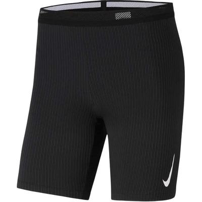 Aeroswift Dri-Fit Лого Однотонные Вязаные Приталенные Удобные Спортивные Шорты Мужские шорты Черный CJ7843-010