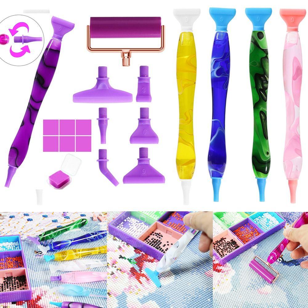 Replace Pen Head Cross Stitch Resin Pen Point Drill Pens Resin Diamond Painting Pen Plastic Heads