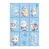 9 Sheets/Set Christmas Window Cling Removable Waterproof PVC Winter Merry Christmas Static Glass Sticker Holiday Party Decoration Decal
