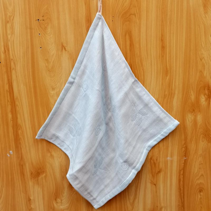 Трехслойное хлопковое муслиновое полотенце/слюнявчик: Женский маленький, слюнявчик для младенца, 26x26см, полотенце для детского сада