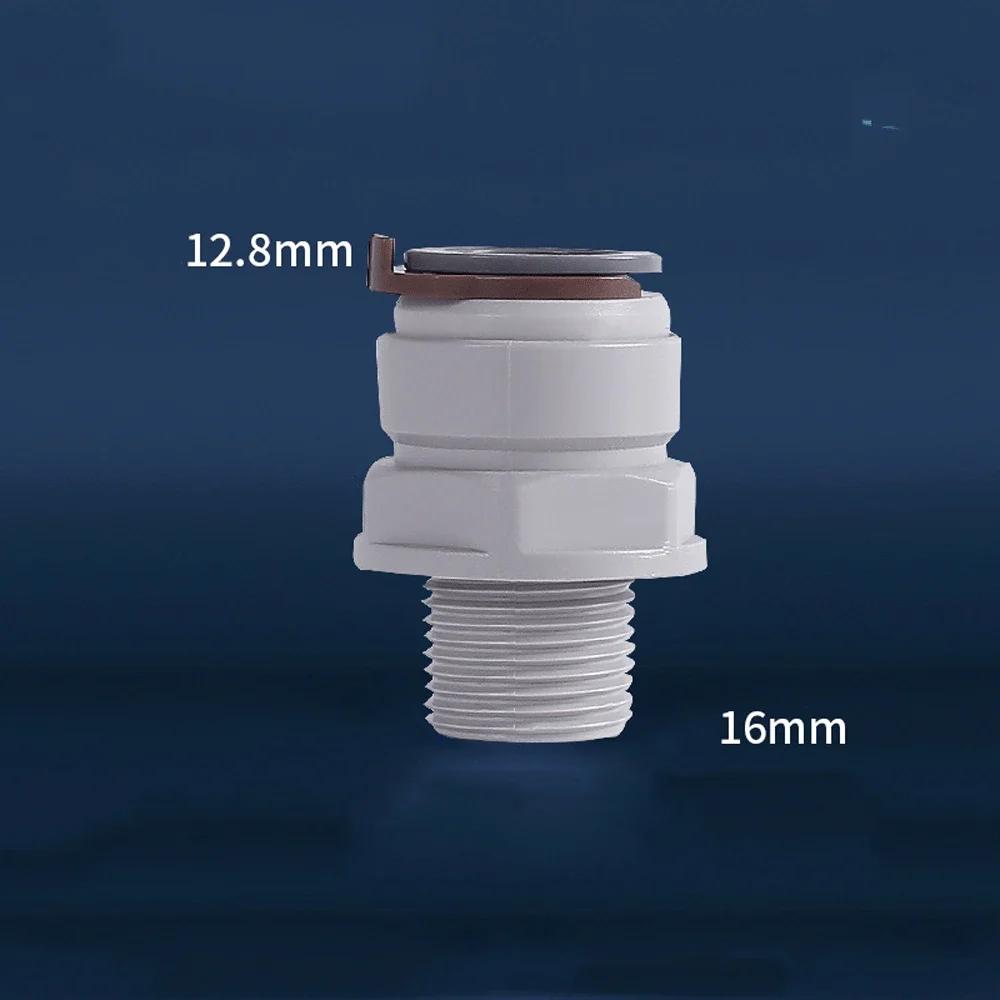 Фитинг 3/8" 1/2" НАР. ДИАМ. X 3/8" ТРУБКА Прямой Угольник Тройник POM Быстроразъемное Соединение для Аквариума RO Фильтра Воды Системы Обратного Осмоса