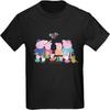 CafePress Футболка Peppa Pig Друзья и Семья Детская Темная Хлопковая Футболка