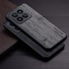 Case for Xiaomi 14 13 12 12S 11 10 13T 12T 11T Pro Ultra Lite Bamboo Wood Pattern Leather Phone Cover Luxury Cases