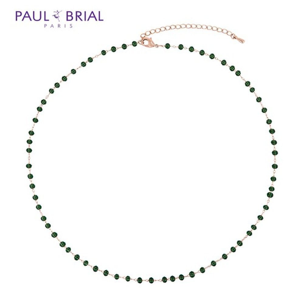 Paul Brial Pjbn0223 Bead Necklace Green