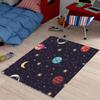 Decorative Modern Thin Stain Resistant Washable Cotton Machine Woven Base Kids Carpet