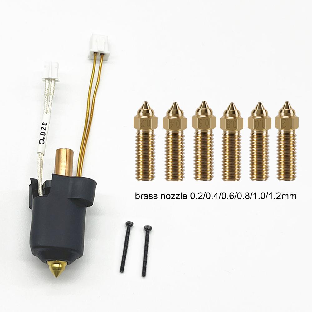Hotend For Ender 3 V3 KE Ceramic Heating Block Kit Nozzle Hot End Sock for Creality Ender 3V3 KE Hotend Upgrade Accessories