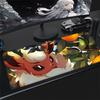 P-Pokemon Flareon Large Gaming Mouse Pad, Anime Computer Desk Mat, Non-Slip Keyboard Pad for PC Gamer Table Accessories