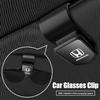 Car Sun Visor Glasses Box Card Ticket Holder Eyeglasses Clips For Honda CB400 CB650F CBF CBR250RR CRF SH300 NC750 Accessories WL9