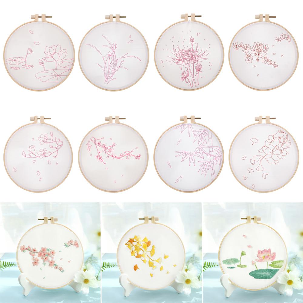 Нежные инструменты для рукоделия своими руками Вышивка крестом Ручная вышивка Вышивальное пяльце Набор для вышивания