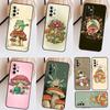 Чехол в стиле Cottagecore с лягушкой для Samsung Galaxy A34 A54 A14 A13 A23 A33 A53 A73 A52 A42 A32 A22 A12 A51 A71