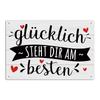 Putuo Decor pc Art German Vintage Metal Tin Sign Wall Art Decor for Home Farmhouse Cafe Coffee Shop xInches