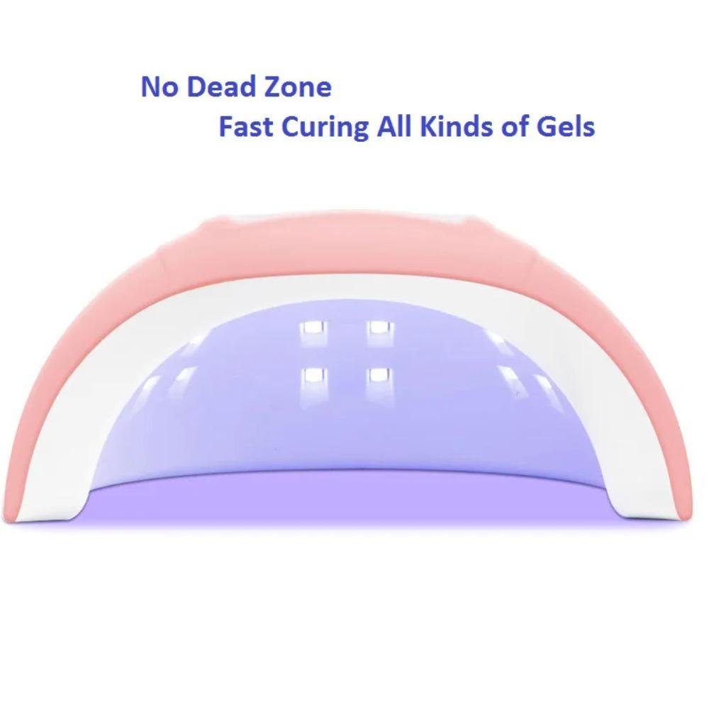 Dual Light Source 18 Leds Manicure Ultraviolet Lamp 54W Nail Dryer Light Nail Lamp  Nail Salon