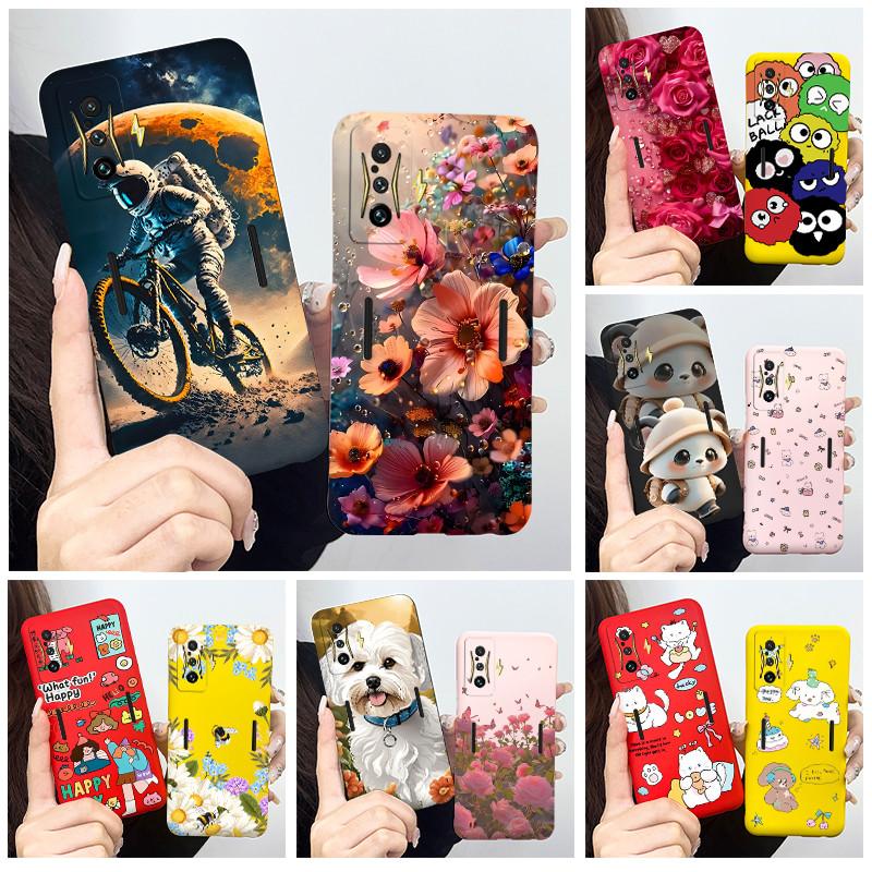 Для Xiaomi Poco F4 GT Чехол Мягкий ТПУ Силиконовый Чехол Милый Астронавт Панда Чехол для Телефона Для Poco F4GT Redmi K50 Игровой Coque Funda