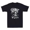 Evil Devil Im So Satanic Lucifer Baphomet Horns Hell Skulls Retro Unisexs Tshirt