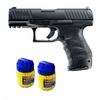 Металлический газовый шаровой пистолет Walther PPQ M2 + 2000 мячей - страйкбол