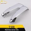 Compatible GS8 Rearview Mirror Trim Cover - Electroplated Reflector Decorative Sticker for 17 Models