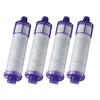 [Ministry of Health, Labour and Welfare Standards Inspected] JF-22-F [Set of 4] High Chlorine Removal Type Water Purification Cartridge Replacement Fo