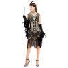Elegant Gatsby Flapper Beaded Vintage Fringe Sequin Sleeveless Women Party Dresses For Timeless Style