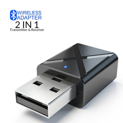 2-в-1 USB Беспроводной Bluetooth 5.0 Передатчик Приемник Стерео Аудио Музыкальный Адаптер Автомобильный Динамик
