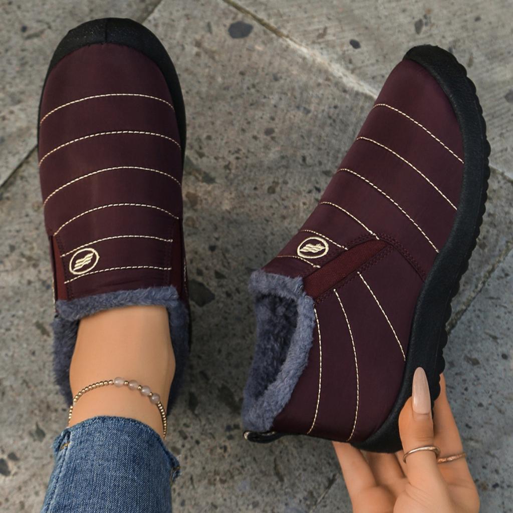 Новые хлопковые ботинки большого размера, утепленные и утолщенные зимние ботинки, теплая повседневная обувь