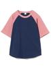 BEAMS BOY S/S TEE [Special Order] SCREEN STARS Two-Tone Raglan T-Shirt, Women's, Navy, Free Size