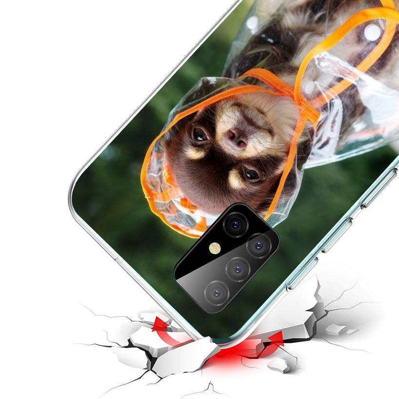 Chihuahua Puppy Teacup Dogs Case Phone Cover for Samsung Galaxy A52 A51 A50 A42 A32 A22 A12 A02S A72 A71 A70 A41 A31 A21S A40 A3