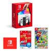 Nintendo Switch EL White Licensed Organic EL Protective Film for Nintendo Switch EL Multifunctional Mario Party Superstars Switch Logo Design