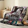 1PC Taylor Swift Album Collage Custom Name Patterned Flannel Blanket Suitable For All Seasons for Home Decor Warmth and Comfort Gifts Holiday Gift