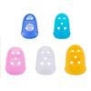 5pcs/Lot All-in-oneal Flexible Silicone Thimbles Hollowed Out Breathable Protective Finger Sleeve Craft Crafts Sewing Accessories