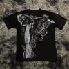Классическая футболка в готическом стиле Y2K, принт, оверсайз футболка, уличные рубашки, готическая футболка с круглым вырезом, хлопковые топы, новая унисекс женская футболка
