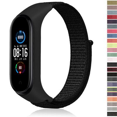 Нейлоновый ремешок для Xiaomi Mi Band 7 6 5 4 3 Браслет Наручный ремешок Correa Ремешок для умных часов Спортивная петля Ремешок для часов Mi Band 7 6 5 4 3Аксессуары