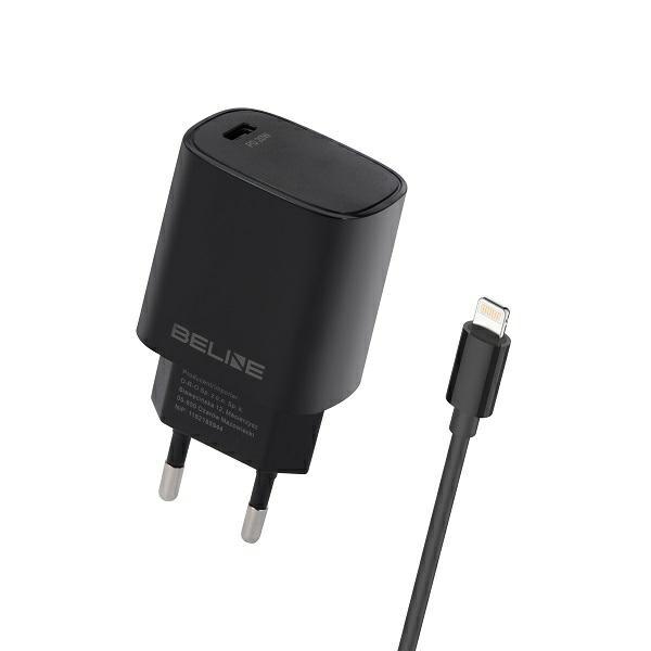 Ładowarka sieciowa 20W Beline Power Delivery USB-C Czarna