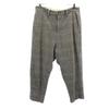 DIGAWEL Wool Blend Glen Check Cropped Pants Gray Men's Used