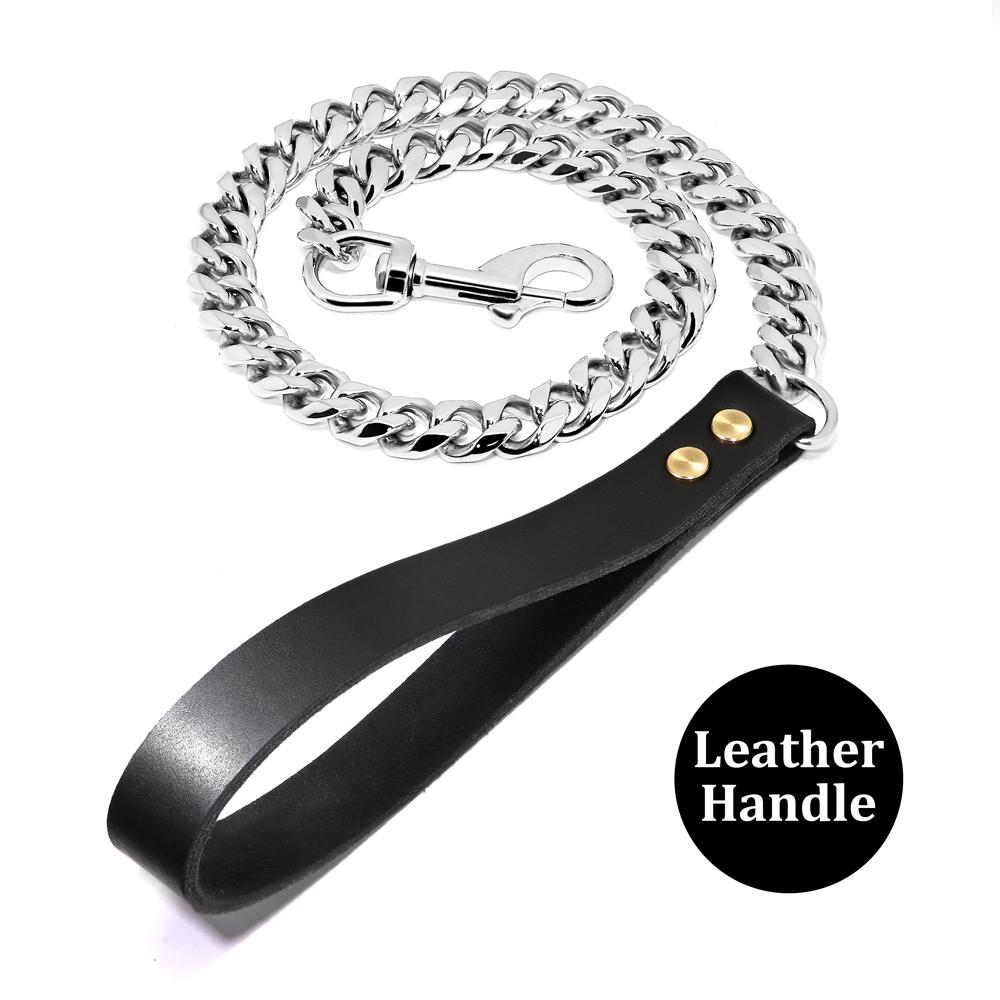 Нержавеющая сталь, металлические золотые аксессуары для собак, ошейник-цепочка, ошейник для дрессировки домашних животных для средних и больших собак, питбуль, французский бульдог