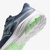 Mizuno Кроссовки Energy Runners для бега, джоггинга, тренировок, спорта, занятий в помещении, для повседневной носки, в школу, для физических упражнений, темно-синий x нео-мятный, размер 28,0 см, 3E