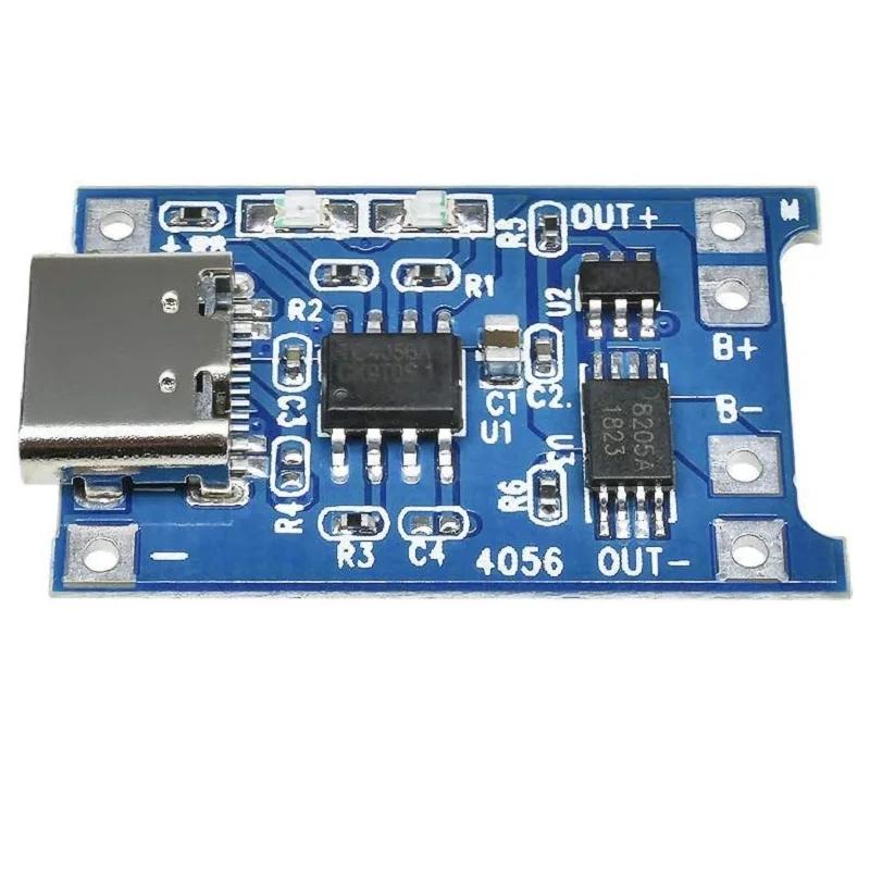 TP4056 5V 1A Type-c USB Плата зарядки литиевых аккумуляторов 18650 Зарядный модуль с защитой Двойные функции