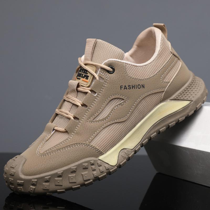 Новая мужская дышащая сетчатая обувь Летняя уличная повседневная спортивная обувь Противоскользящая износостойкая Модная мужская обувь