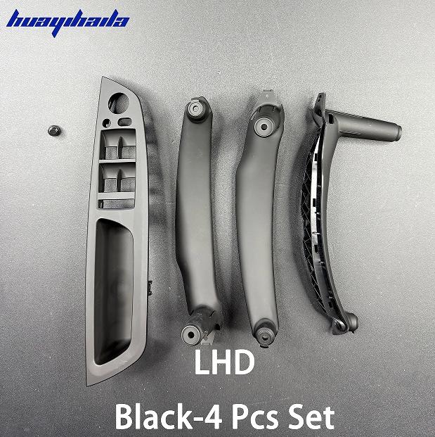 E70 4Pcs Kit LHD RHD Inner Driver Door Window Switch Armrest Cover Pull Handle Replacement for BMW X5 X6 E70 E71 E72 2007-2013