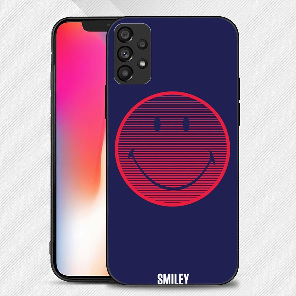 Забавный чехол для телефона S-Smiley Face для Samsung Galaxy S22 S23 Ultra S21 S20 FE Plus Note 20 Мягкий чехол