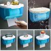 Punch-free Toilet Paper Holder Tissue Box Waterproof Mobile Phone Storage Toilet Paper Storage Rack Bathroom Accessories
