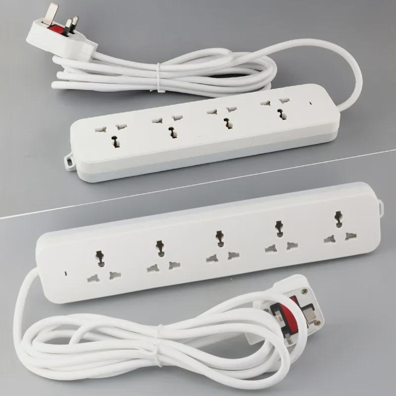 British Style 13A Power Strip with UK Sockets, 3m Cord, Ideal for Southeast Asia