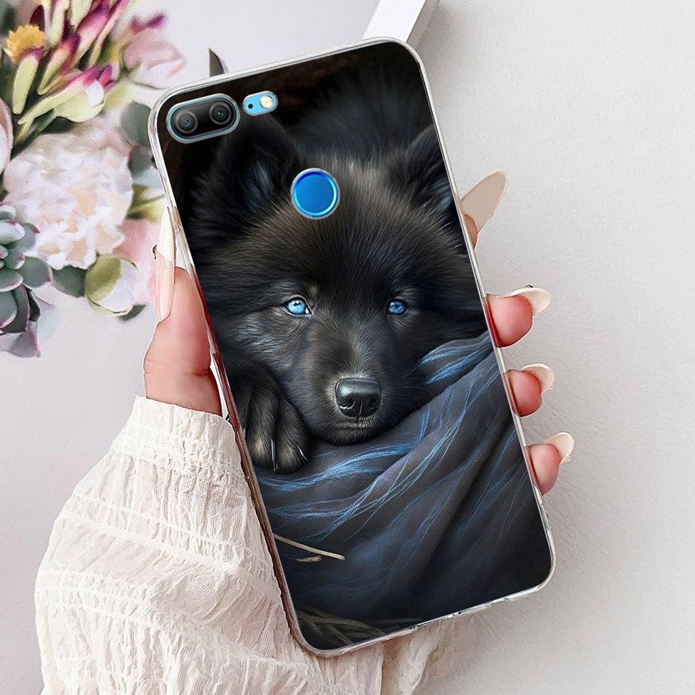 Прозрачный чехол для Honor 9 Lite Милый Кот Модные Цветы Смешная Расписная Задняя Крышка Для Чехла Телефона Honor 9Lite LLD-L21 LLD-L31 LLD-L11