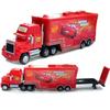 2 Pieces Toy Cars Pixar Cars # 95 McQueen And Mack Truck Model