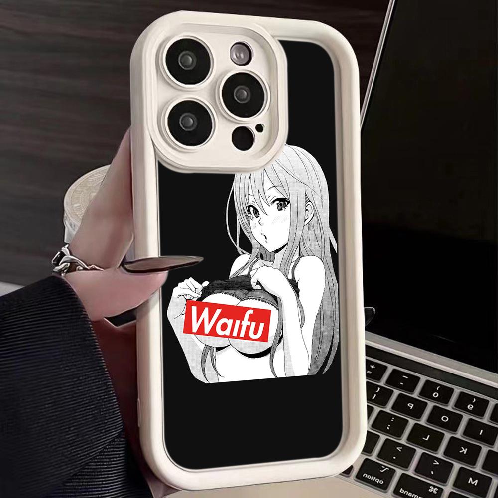 Ae81 хентай Harajuku аниме Girl art защитные чехлы для телефонов для Xiaomi Poco X5 M6 Redmi Note 13 12 11 Pro 13C 12C A3 9 10 12S ангельские глазки задняя крышка из ТПУ