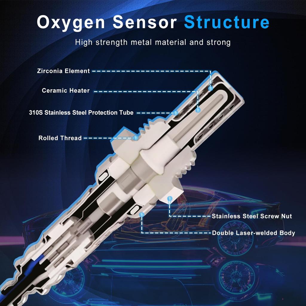 Верхний датчик кислорода соотношения воздух-топливо, совместимый с 2005-2007 Subaru Impreza Forester 2.0L Замена 22641-AA480,192400-2120,1924002120, DOX0361,
