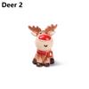 Deer Bonsai Decor Home Decorations Christmas Figurines Santa Claus Miniature Snowman Xmas Tree